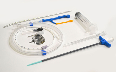 Система для венозно-артериального доступа c портом эллипсовидным PORT TI (титановым) с катетером 8 F и набором для установки купить оптом в Казани